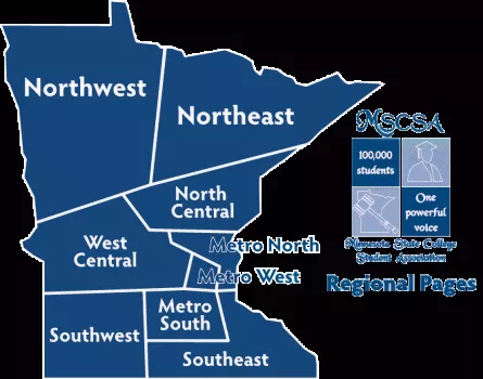 MSCSA Regional map