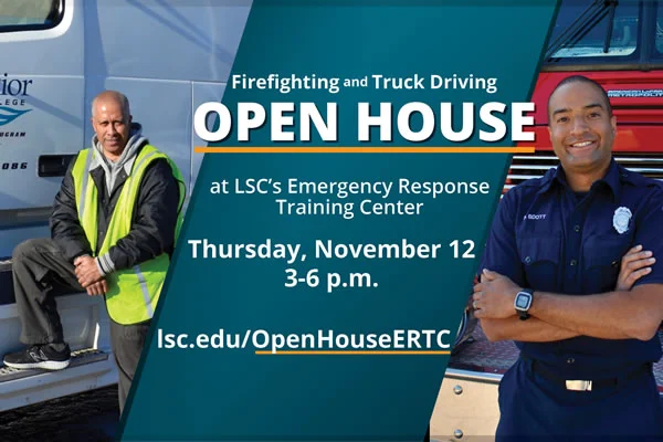 Lake Superior College to Host Firefighting and Truck Driving Open House November 12 at LSC’s Emergency Response Training Center