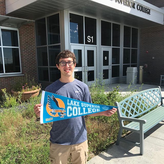 Welcome to Lake Superior College! Mick is a Senior at Monticello High School and recently toured our beautiful campus to learn more about LSC’s commercial and residential wiring (electrician) program. We look forward to welcoming this #FutureIceHawk back to campus in the Fall of 2021! #LakeSuperiorCollege #LSCproud #FutureElectrician #Duluth #CampusTours #ApplyForFreeToLSC #WeAreLSCIceHawks