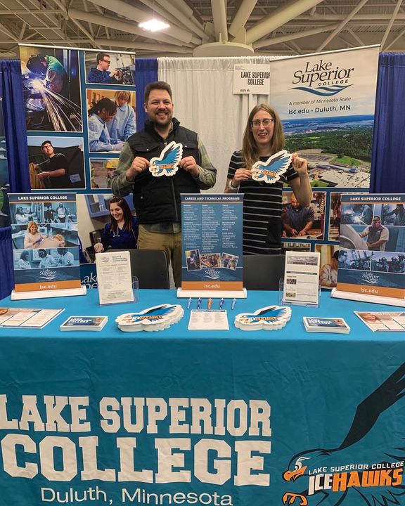 Lake Superior College’s awesome admissions representatives are at the National College Fair in Minneapolis today and tomorrow. They’re meeting with hundreds of prospective college students and hopefully lots of #FutureIceHawks! #LakeSuperiorCollege