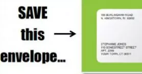 Picture of the BankMobile envelope