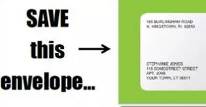 Picture of the BankMobile envelope