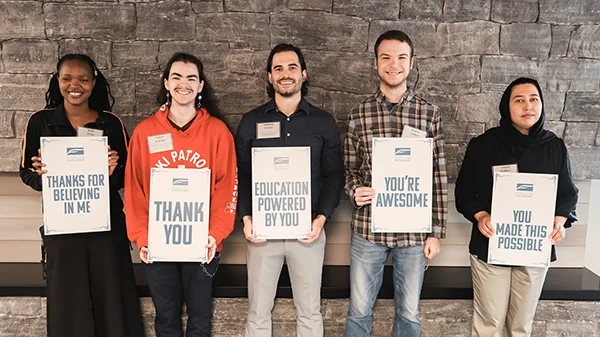 Fall Scholarship Recipients Recognized with Breakfast Reception
