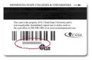 Back of library card