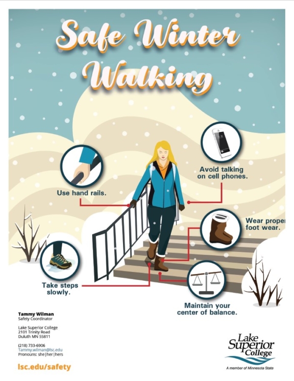 Safe Winter Walking Steps Tips