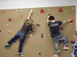 Bouldering wall