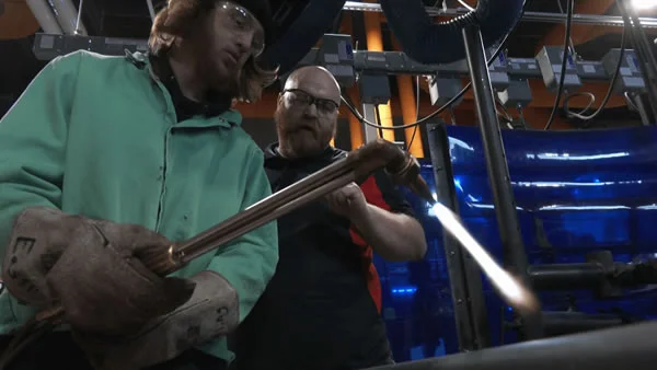 High Schoolers Show Off Welding Skills at Lake Superior College