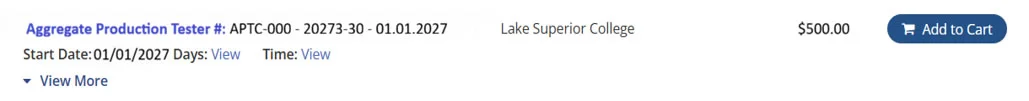 Screenshot showing where the Add to Cart button is located at