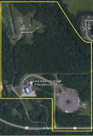 Aerial View Emergency Response Training Center Clery Reporting Area