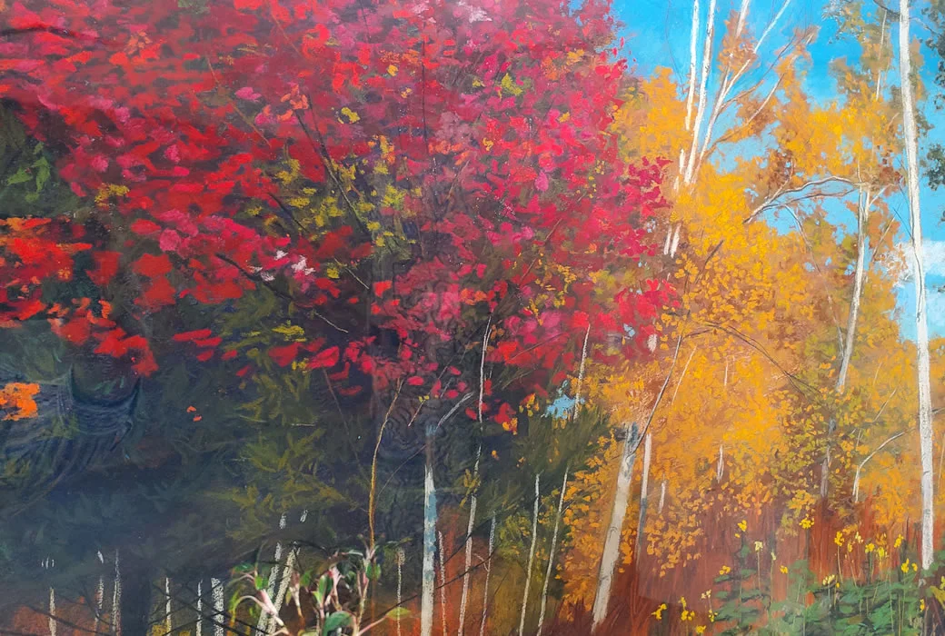 View from Lake Superior Hiking Trail by Alberta Marana