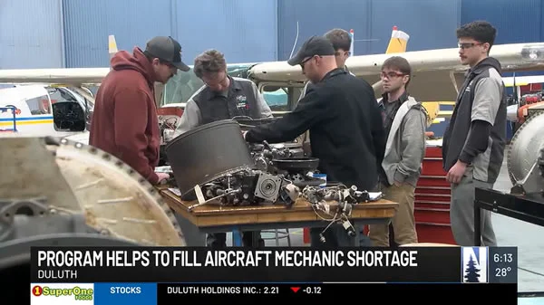Duluth Aviation Students in High Demand as Mechanic Shortage Grows