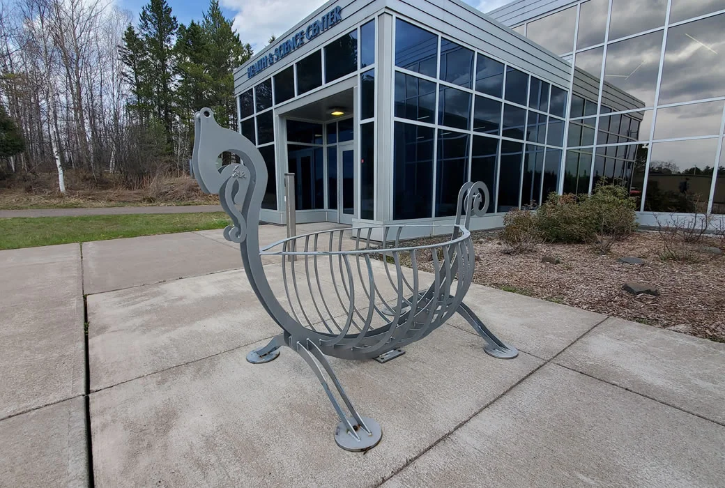 Viking Ship Bike Rack by Andrew Saur