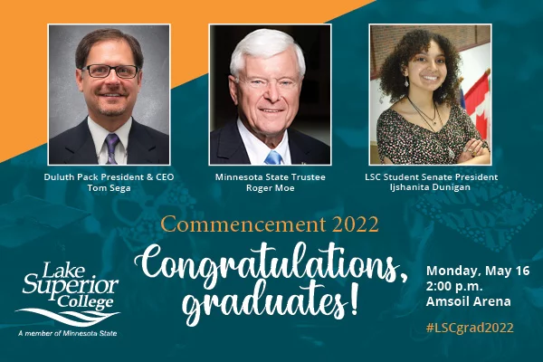 Lake Superior College to host Spring Commencement for over 800 graduates on Monday, May 16