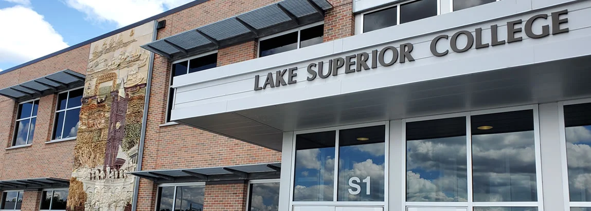 Photo of Lake Superior College's S Building Entrance