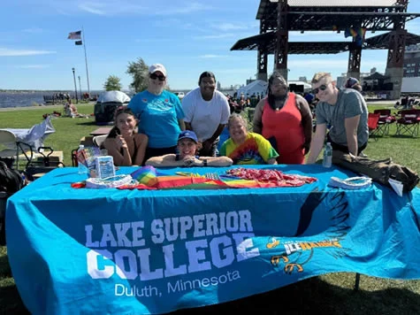 LSC at the Duluth-Superior Pride Celebration, hosting a table
