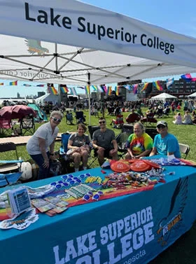 LSC at the Duluth-Superior Pride Celebration, hosting a table