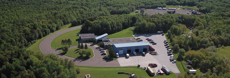 Photo of the Emergency Response Training Center from the sky