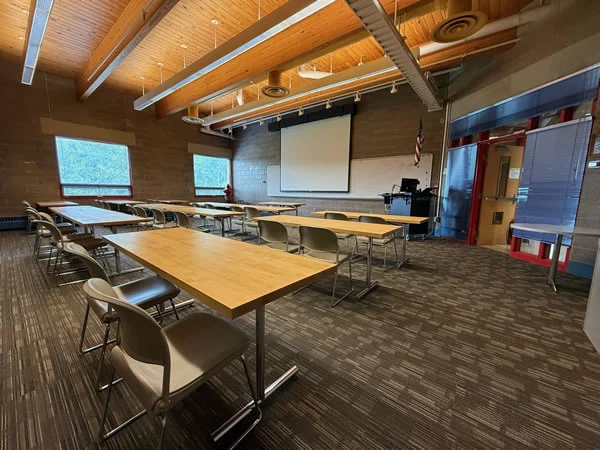 A classrrom available for training at the Emergency Response Training Center