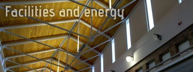 Picture of E Ceiling with Text - Facilities and Energy