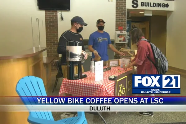 Yellow Bike Coffee Opens at LSC