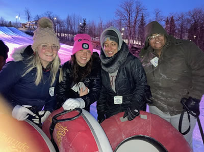 Glow Tubing with Student Life at Lake Superior College