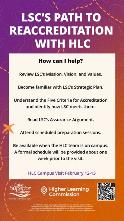 LSC's Path to reaccreditation with HLC. How Can I Help?