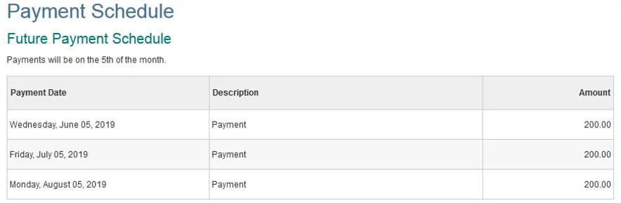 nelnet payment schedule