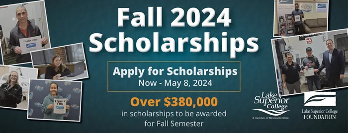 Fall 2024 scholarships are available now through May 8, 2024