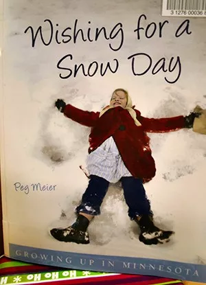Book cover: wishing for a snow day.