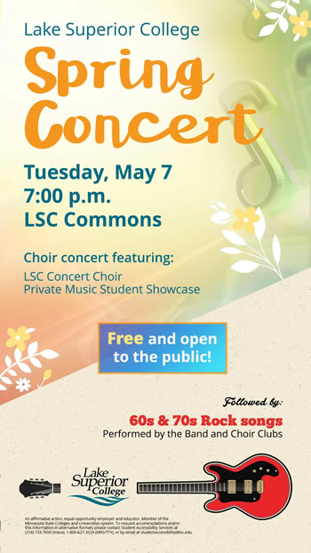 Spring Concert at Lake Superior College