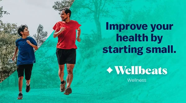 Improve your health by starting small with Wellbeats.