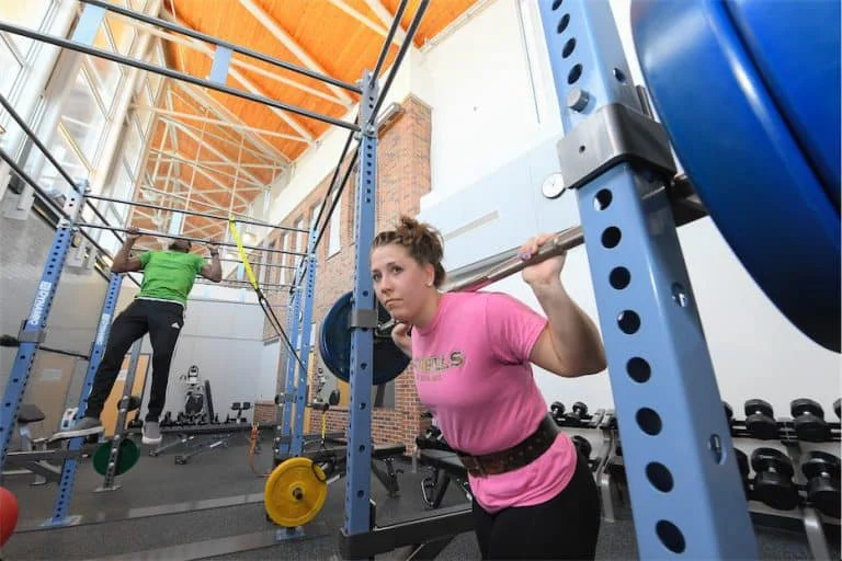 Female weightlifter