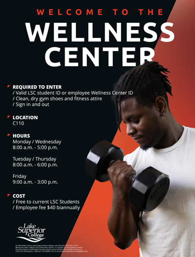Visit the Wellness Center at Lake Superior College