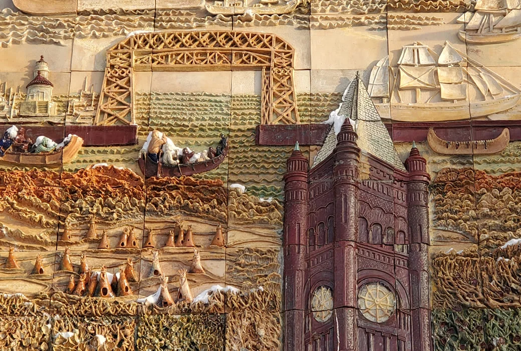 Lake Superior Stele by Wenzhi Zhang